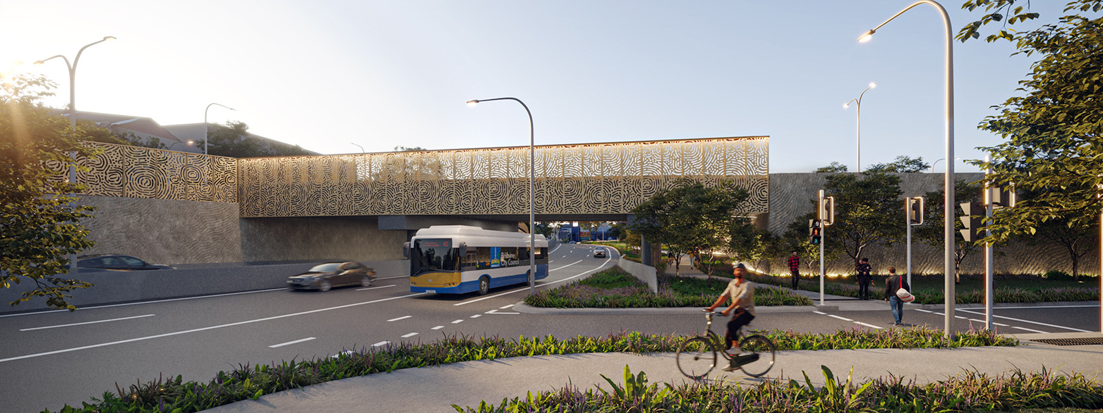 Moggill Road Corridor Upgrade Project – Stage 1 (Indooroopilly Roundabout Upgrade)
